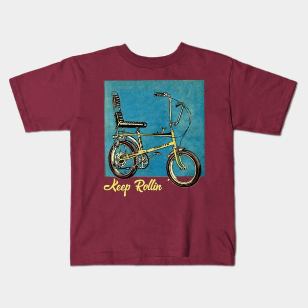 Keep Rollin' Kids T-Shirt by graphicmagic